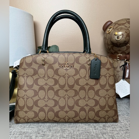 $259 COACH LILIE Carryall Khaki Green